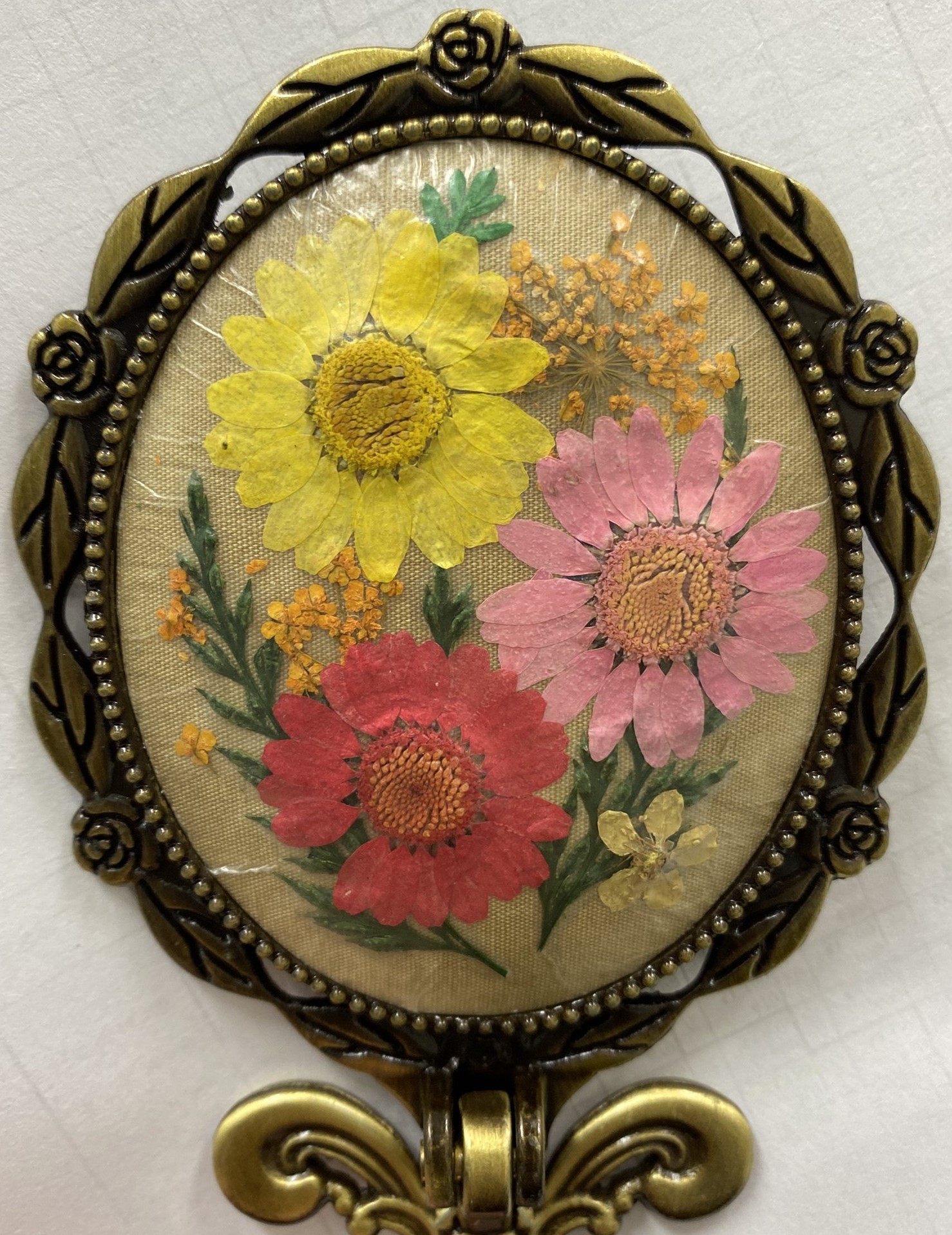 [押花摺鏡] 方心蓮 動物防疫保護處